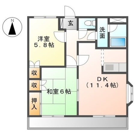 Dream Excelの物件間取画像